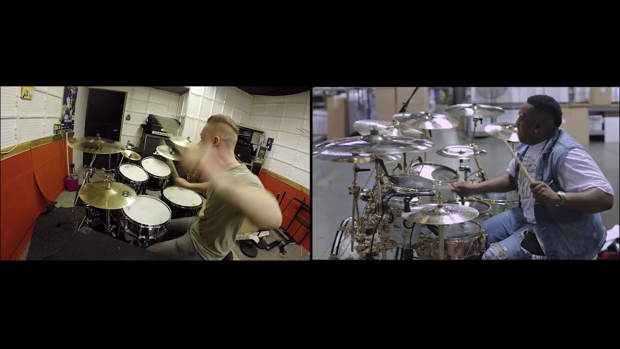 Eric Moore Aquarian Reflector Series (drum solo cover)
