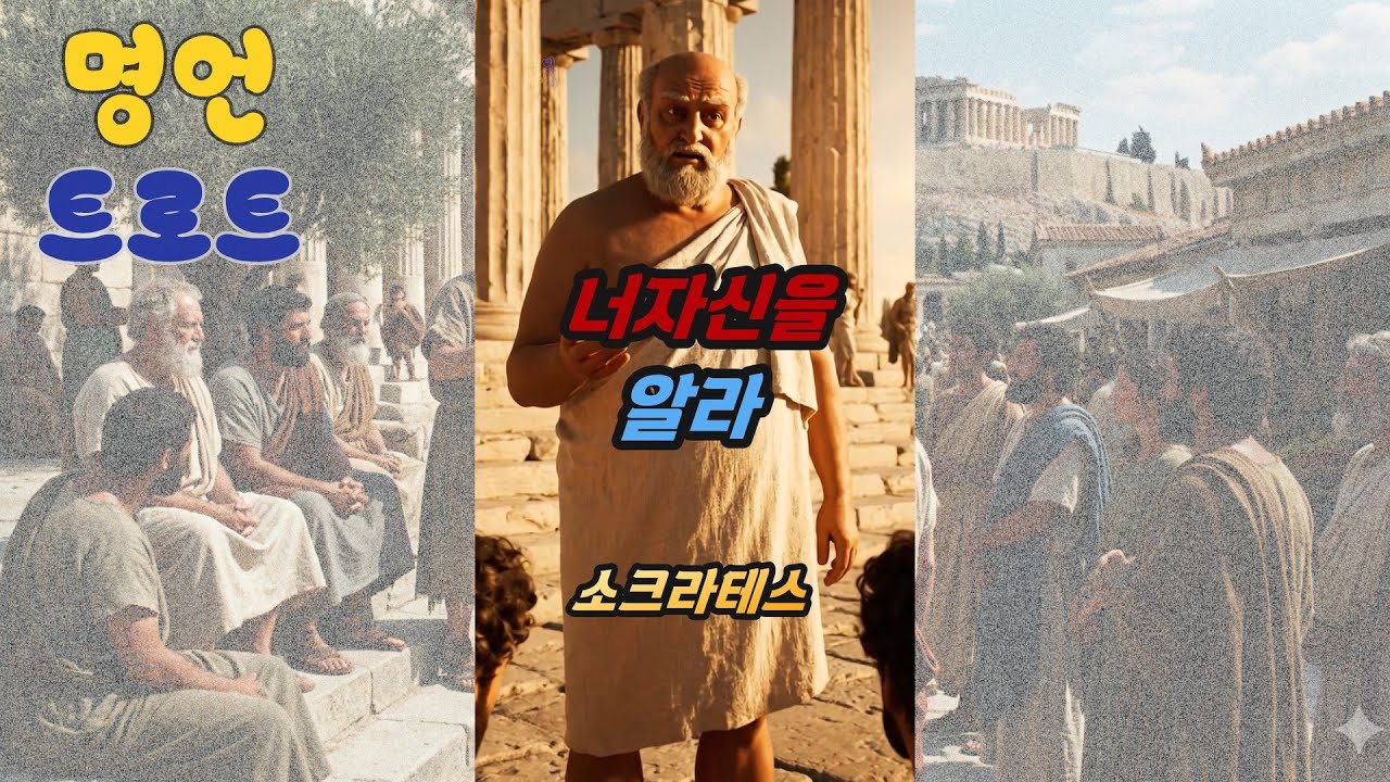 [명언 트로트]너 자신을 알라 - 소크라테스#명언#트로트#소크라테스