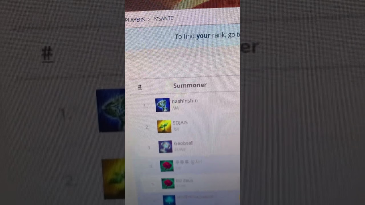 Hashinshin is the best K'sante in the world