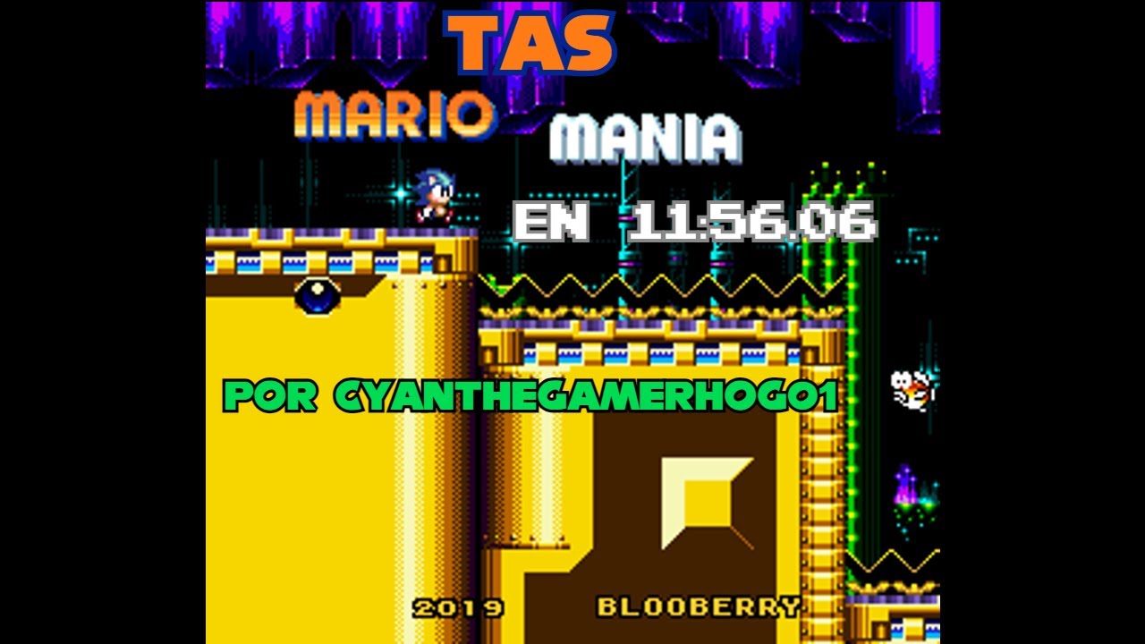 [TAS] Mario Mania (Sonic) - Kaizo SMW Hack en 11:56.06