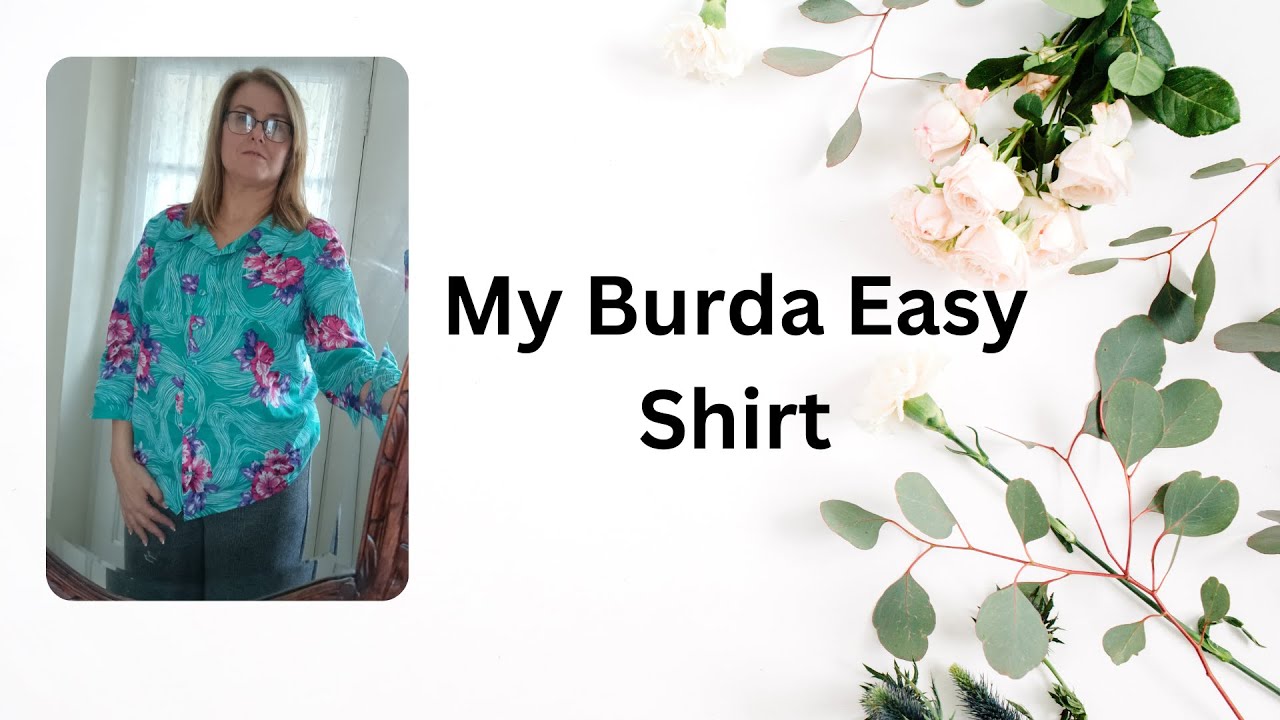 My  5c Burda Easy 04/2022 Teal Shirt