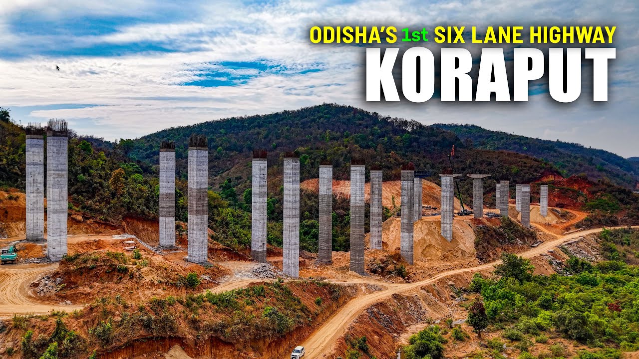 Raipur-Visakhapatnam Corridor | Odisha Package-05 Latest Progress | Viaducts & Exit 14 Explained