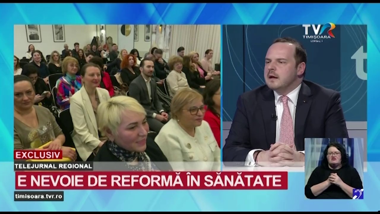 Ministrul Rogobete: Sistemul medical trebuie reformat ca să fie sustenabil #StiriRegionale @TVRTM