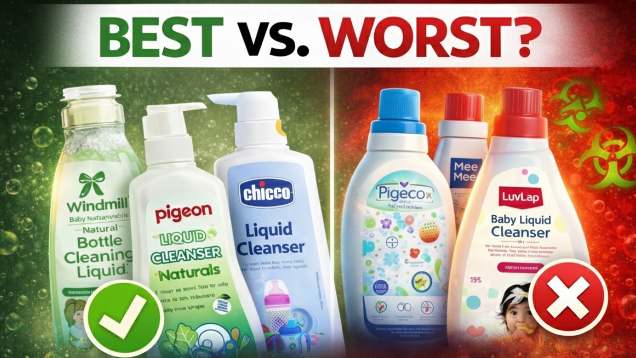 Top 7 Best-Selling Baby Bottle Cleansers in India (Safe vs Harsh Truth)