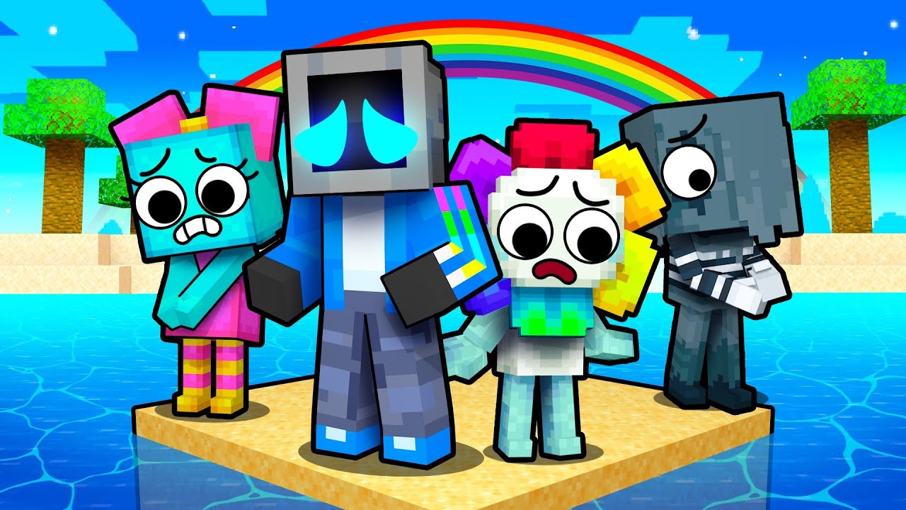 One TeeVee on DANDY WORLD Island in Minecraft!