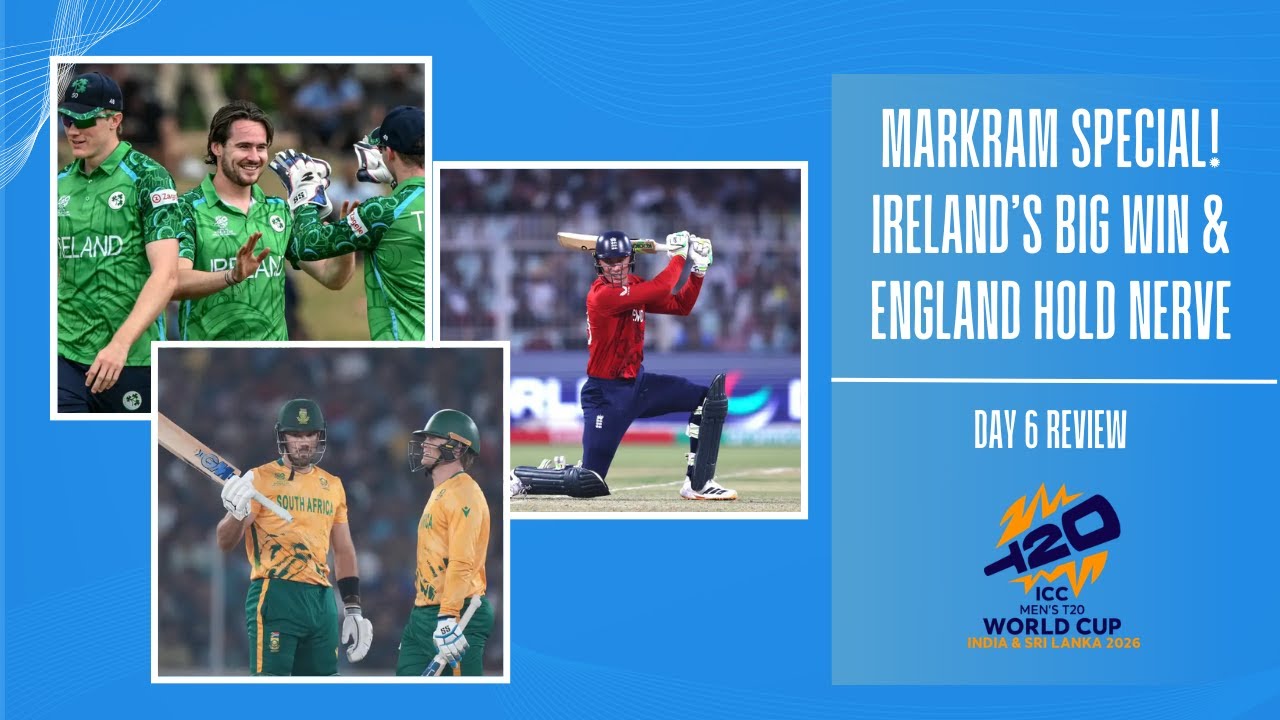 🚨 The ICC Men's T20 World Cup 2026 Show | IRE Dominate, ENG Cruise & SA Crush NZ | Day 8 - Review