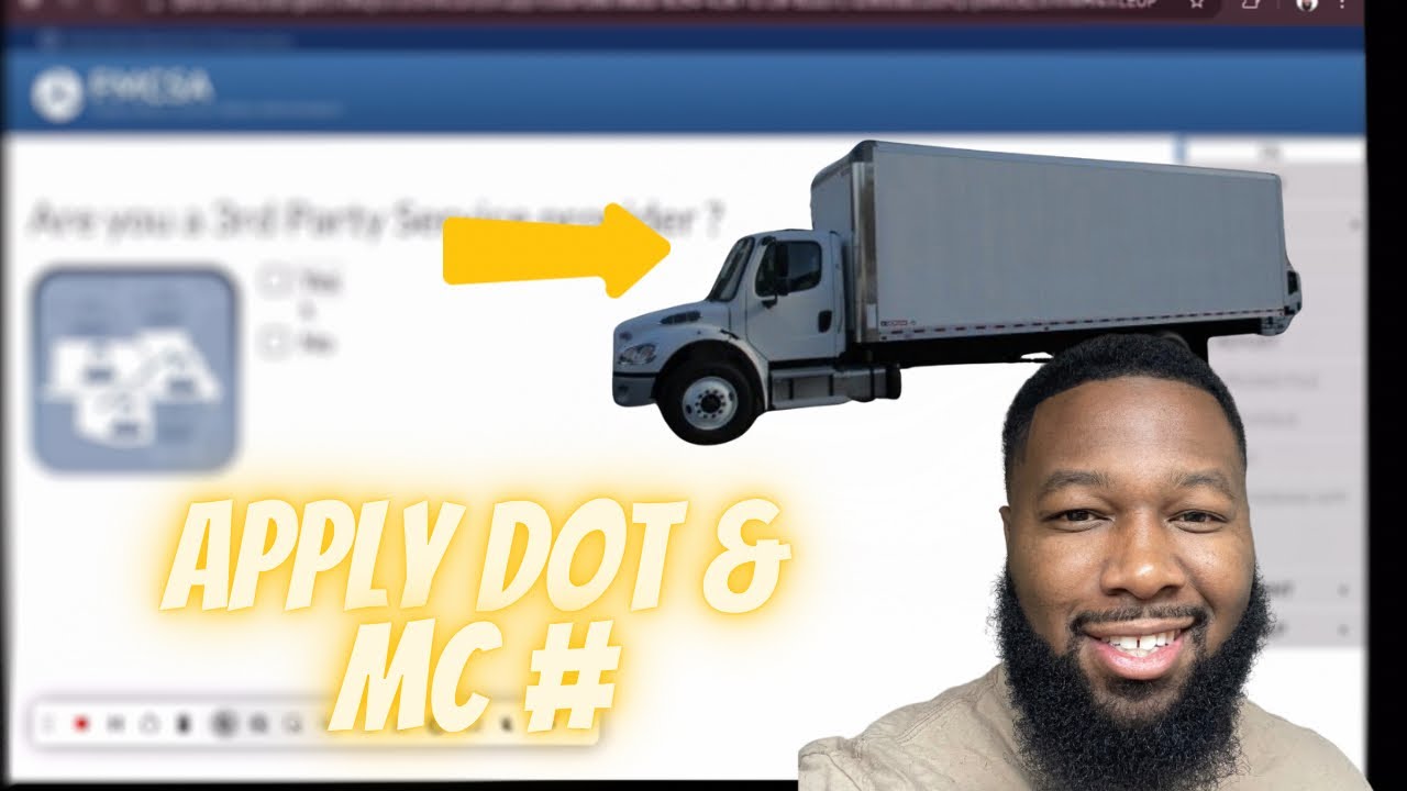 How to apply for MC & DOT for Non CDL Box Trucks : Motor Carrier Authority Application | 2025