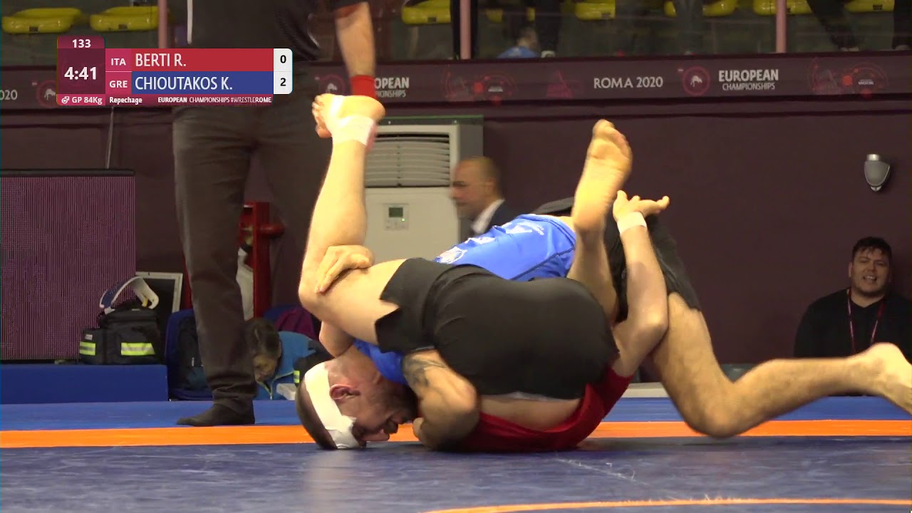 Repechage Men's GP No-Gi - 84 kg: R. BERTI (ITA) v. K. CHIOUTAKOS (GRE)