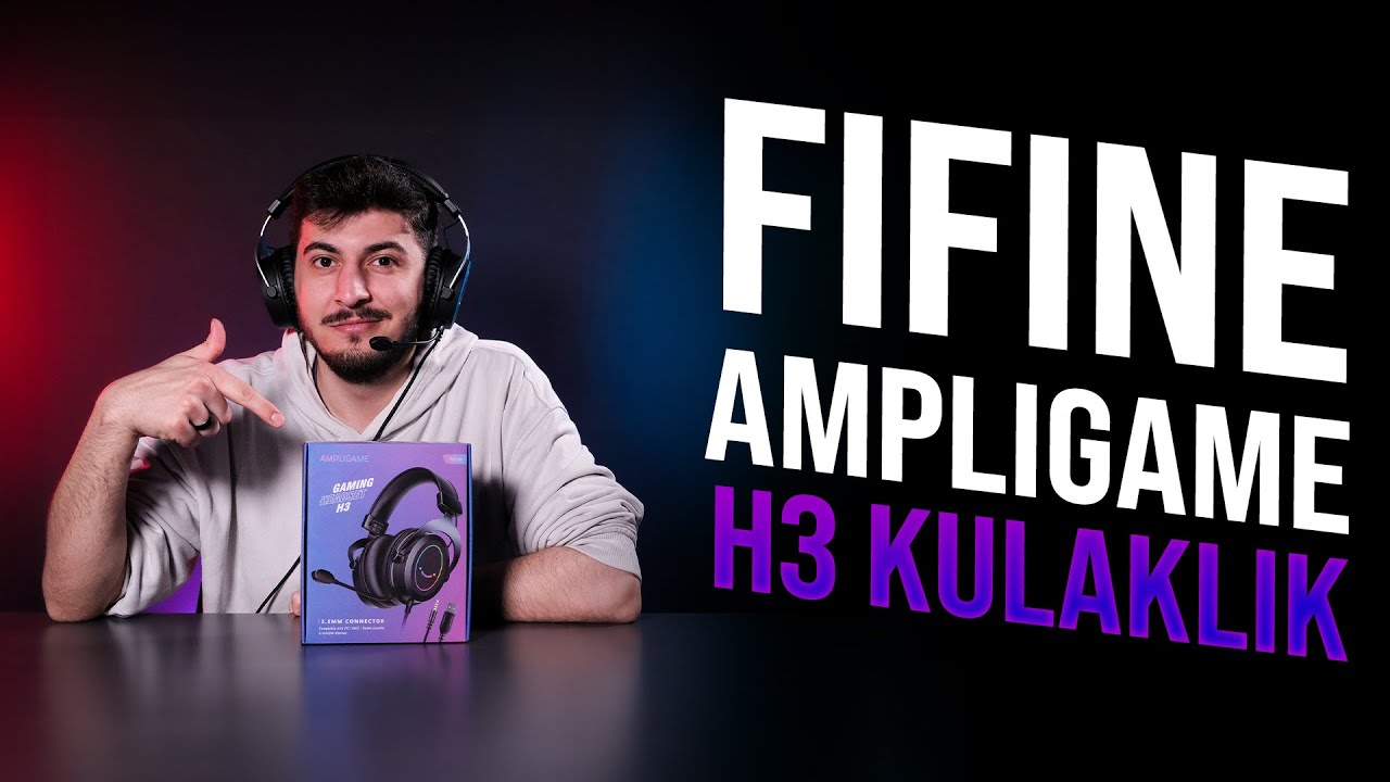 UYGUN FİYATA ÜST SEVİYE PERFORMANS! | FIFINE AMPLIGAME H3 RGB OYUNCU KULAKLIĞI