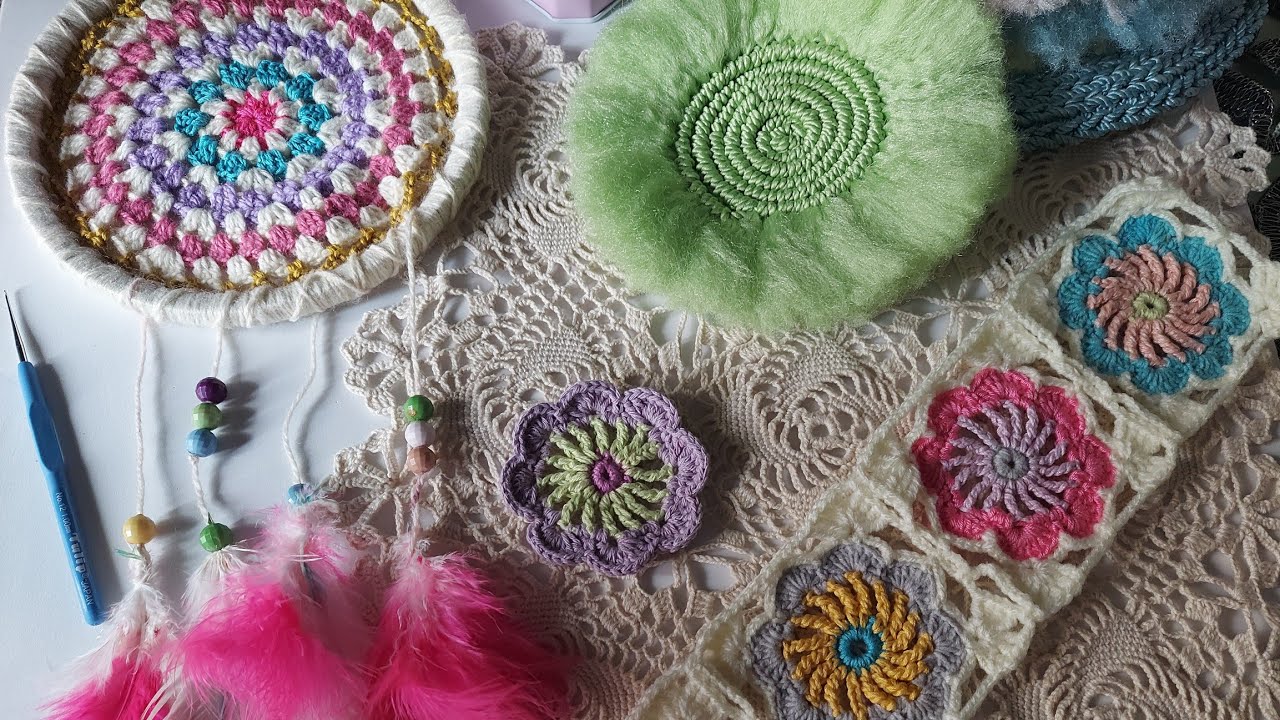 مذكرات حرفية كروشية 🧶 أنجازاتي خلال الاشهر الماضية ٢٠٢٠ ☕🍭