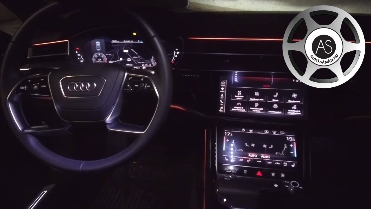 Élő videó: Az új Audi A8 - éjjeli hangulatban - AutóSámán