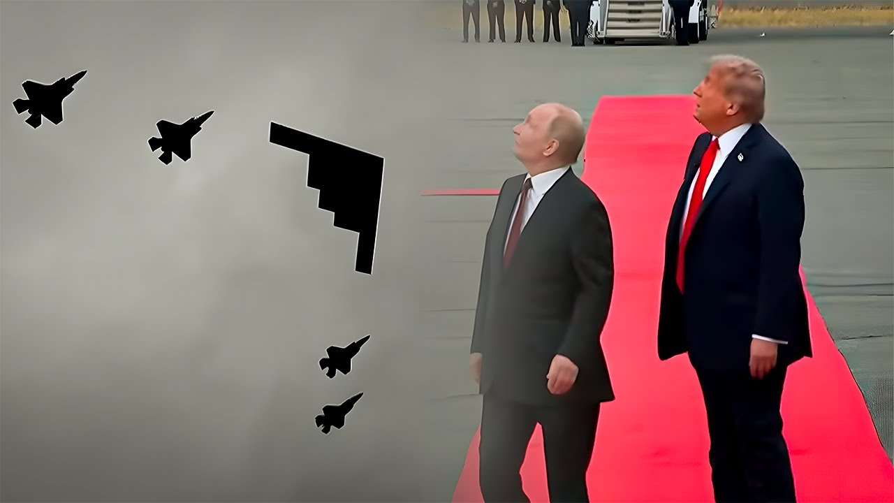 Putin REACCIONA al ver el Bombardero B-2 Spirit sobre su Cabeza