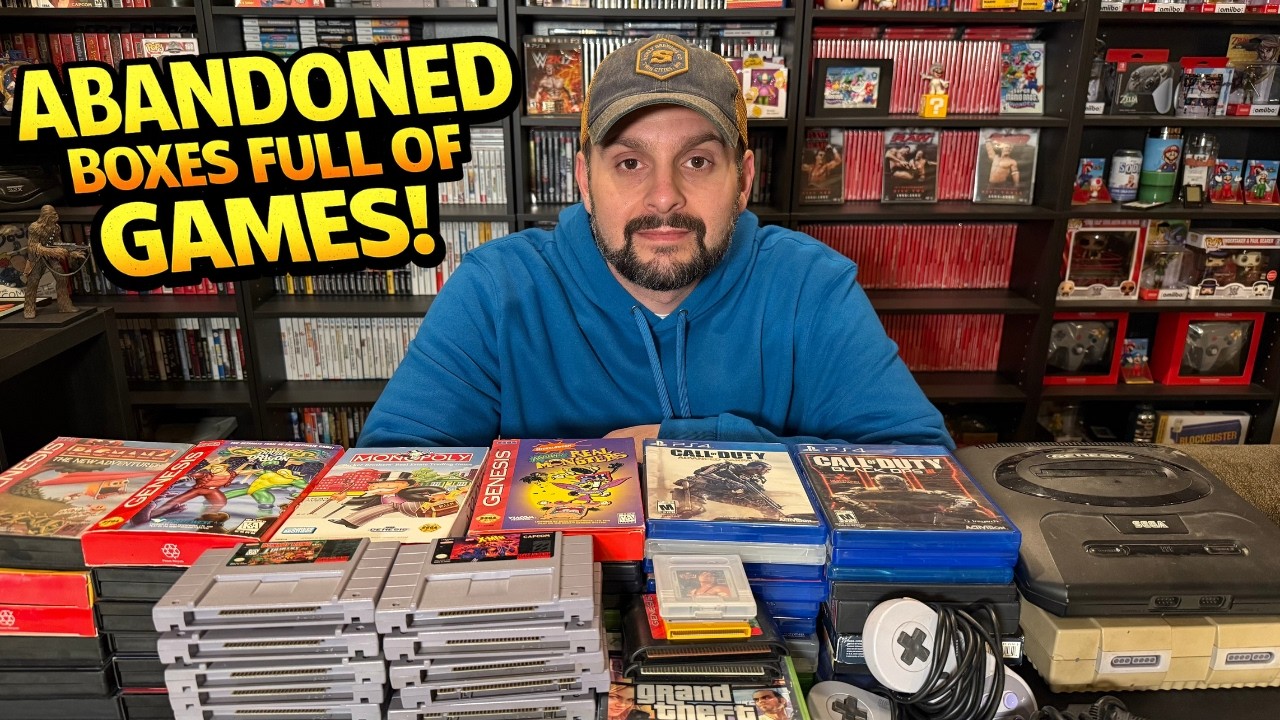I Found an Abandon Video Game Collection - Completely SHOCKED at the Items  Inside!