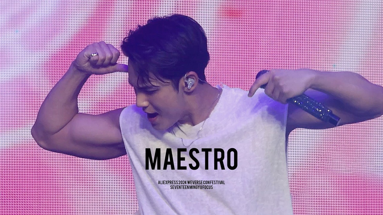 240616 세븐틴 2024 Weverse Con Festival(위버스콘) - 마에스트로(MAESTRO) 민규 focus