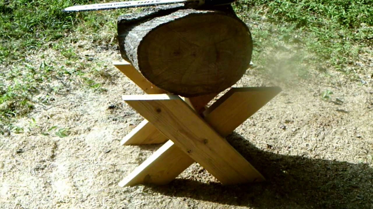 Chainsaw Saw log holder