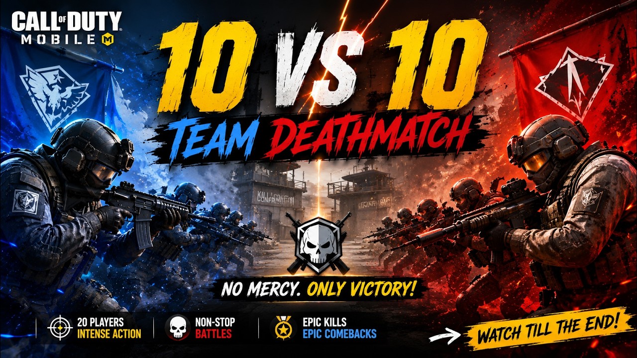 10v10 Team Deathmatch Was INSANE! | COD Mobile Gameplay | Epic Kills & MVP