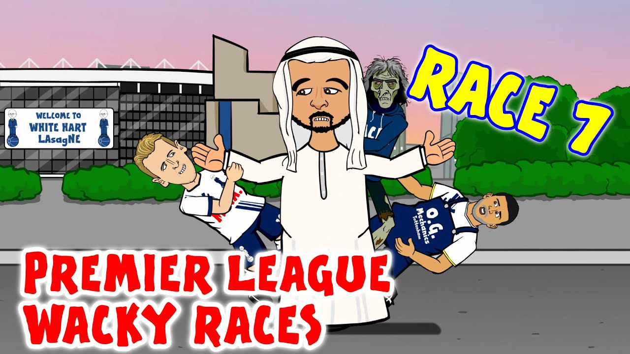 RACE 7 Premier League Wacky Races (Spurs 4-1 Man City Newcastle 2-2 Chelsea)