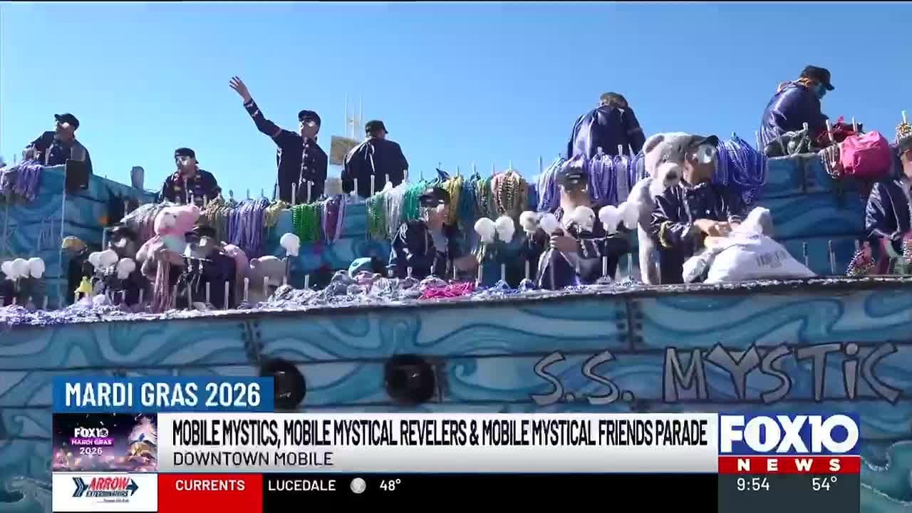 6 Mardi Gras parades roll through downtown Mobile Saturday