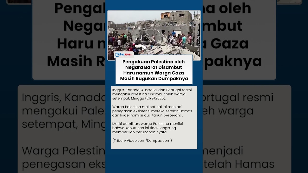 Palestina Resmi Diakui oleh 4 Negara, Warga Gaza: Akhirnya Dunia Mulai Mendengar Suara Kami!