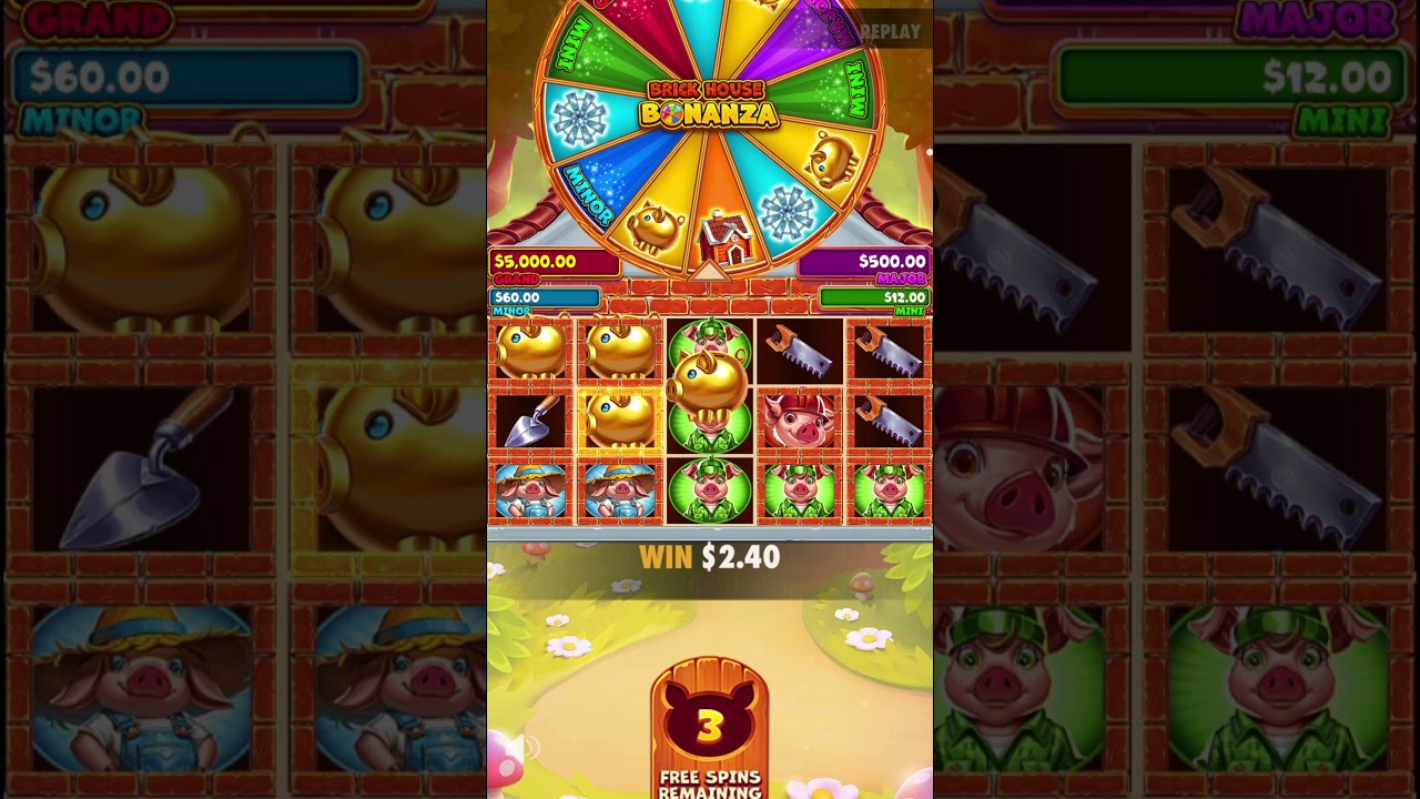 Max Win Potential, Big Win, Full Screen Brick House Bonanza #brickhouse #pragmaticplay #slots #gamle