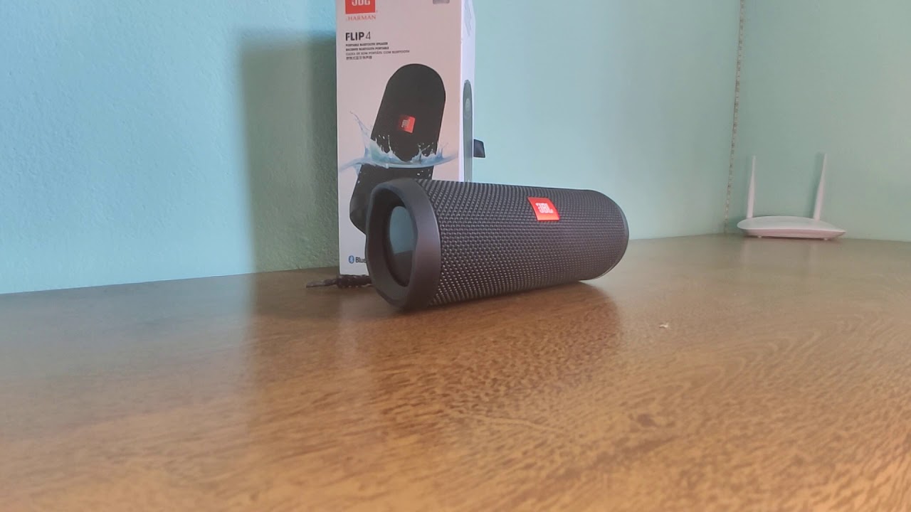 JBL FLIP 4 - Teste com m&uacute;sica Rock internacional (som 50%)
