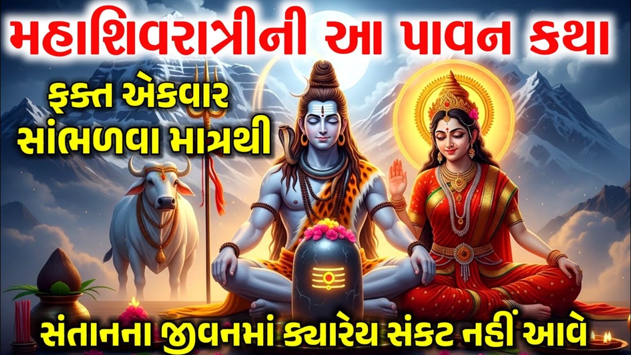 મહાશિવરાત્રીની આ કથા સાંભળવા માત્રથી સંતાન પર ક્યારેય સંકટ નહીં આવે|Mahashivratri Katha 