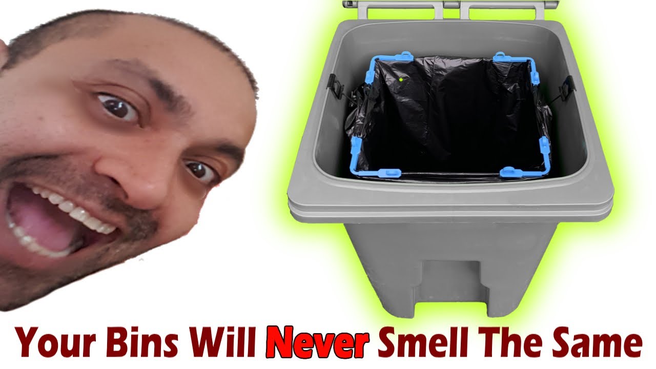 Outdoor Garbage can Trash Bag Holders |Seprate organics Recycling & Waste Easily| Mess Free| BagEZ