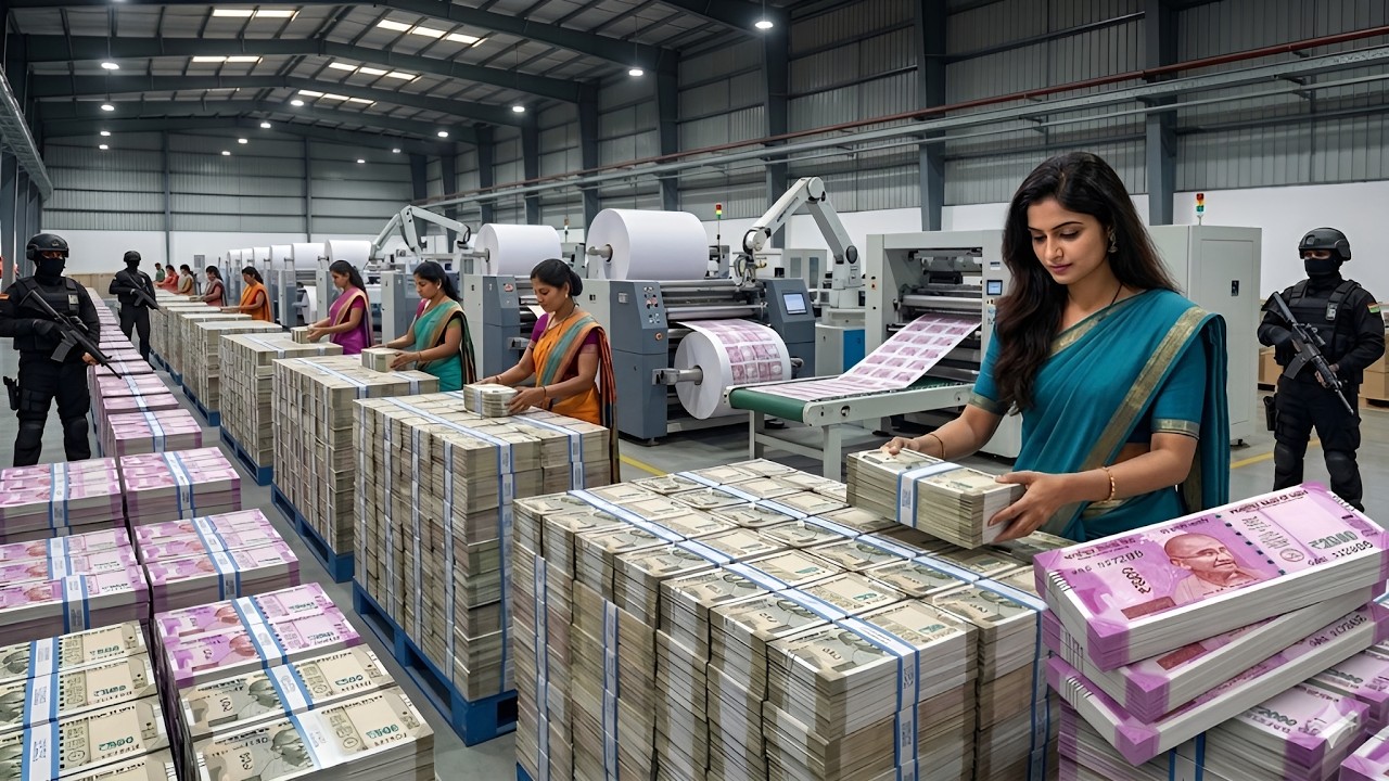 Inside India&rsquo;s Money Factory: How Rupee Currency Is Printed