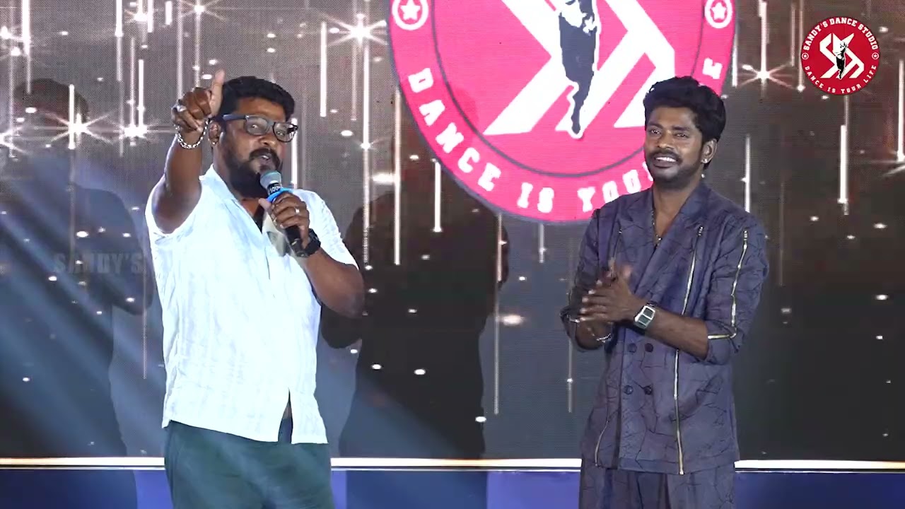 Johnny Master (Choreographer) Speech 🤩 🥳🔥SANDY's DANCE STUDIO 10th Annual Celebrations| Sandy Master