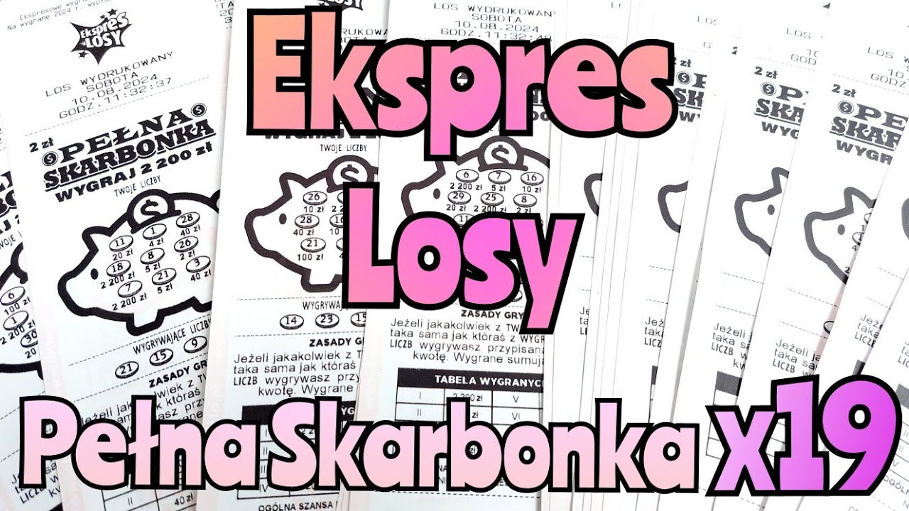 Ekspres Losy x19 Pełna Skarbonka. Test! Sprawdzamy