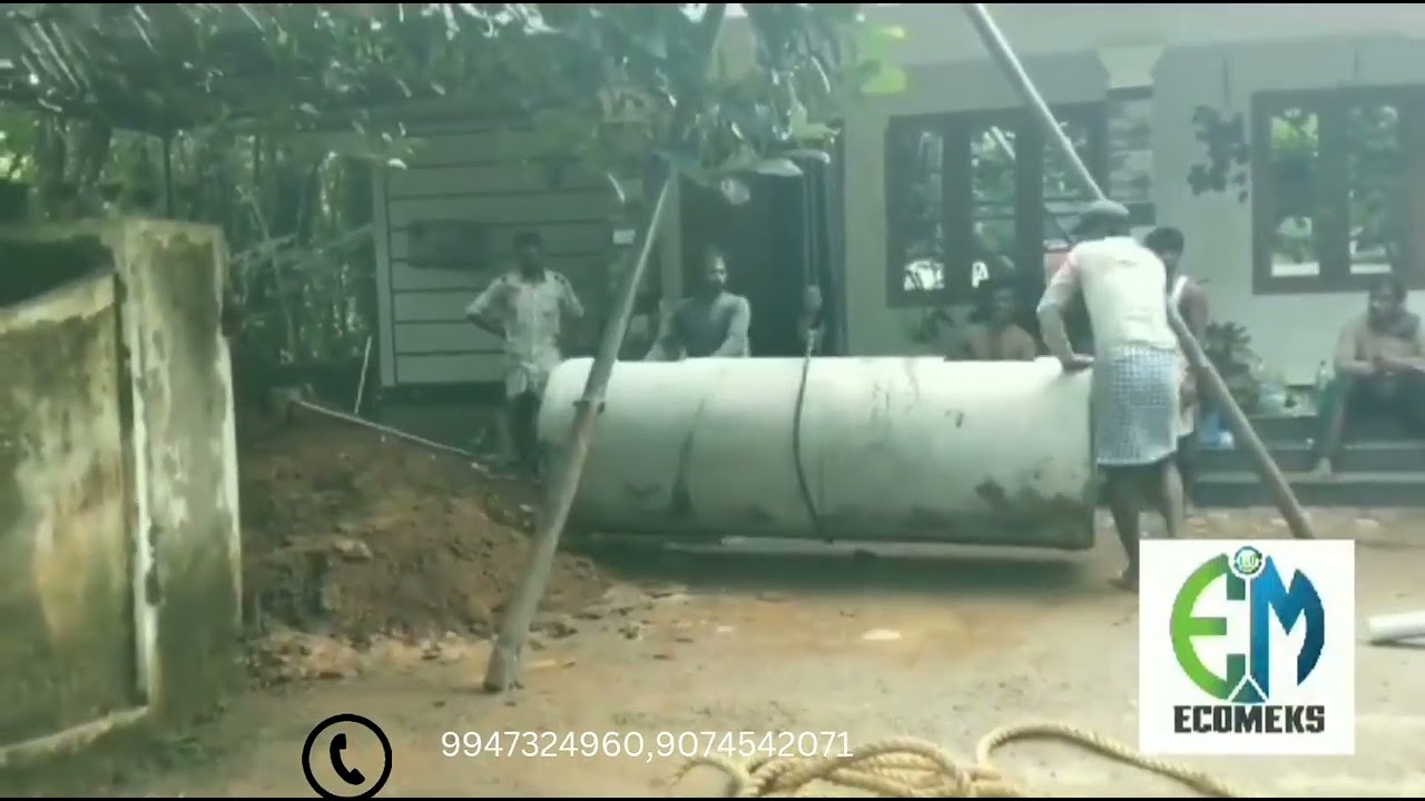 Rcc Readymade Septic tank installation