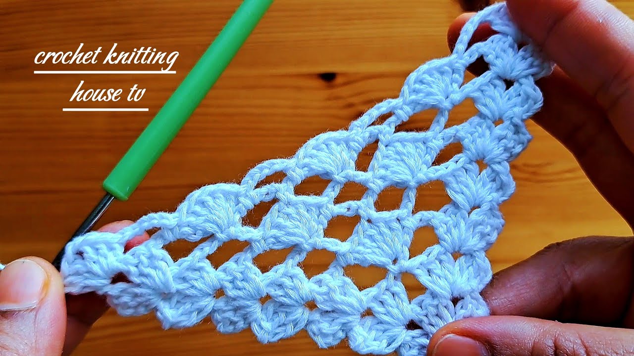 comment faire un élégant châle au crochet facile pour débutants/ crochet châle triangle facile
