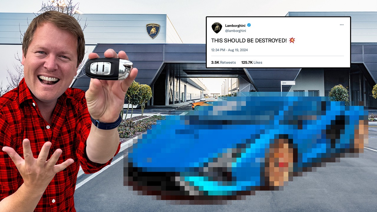 Моя первая поездка на СЕКРЕТНОМ LAMBORGHINI, который НЕ ДОЛЖЕН СУЩЕСТВОВАТЬ!