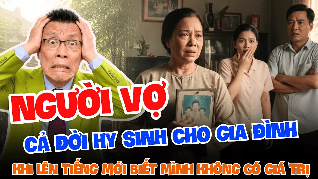 Người Phụ Nữ Cả Đời Hy Sinh Cho Gia Đình, Đến Khi Lên Tiếng Mới Biết Mình Bị Xem Nhẹ.