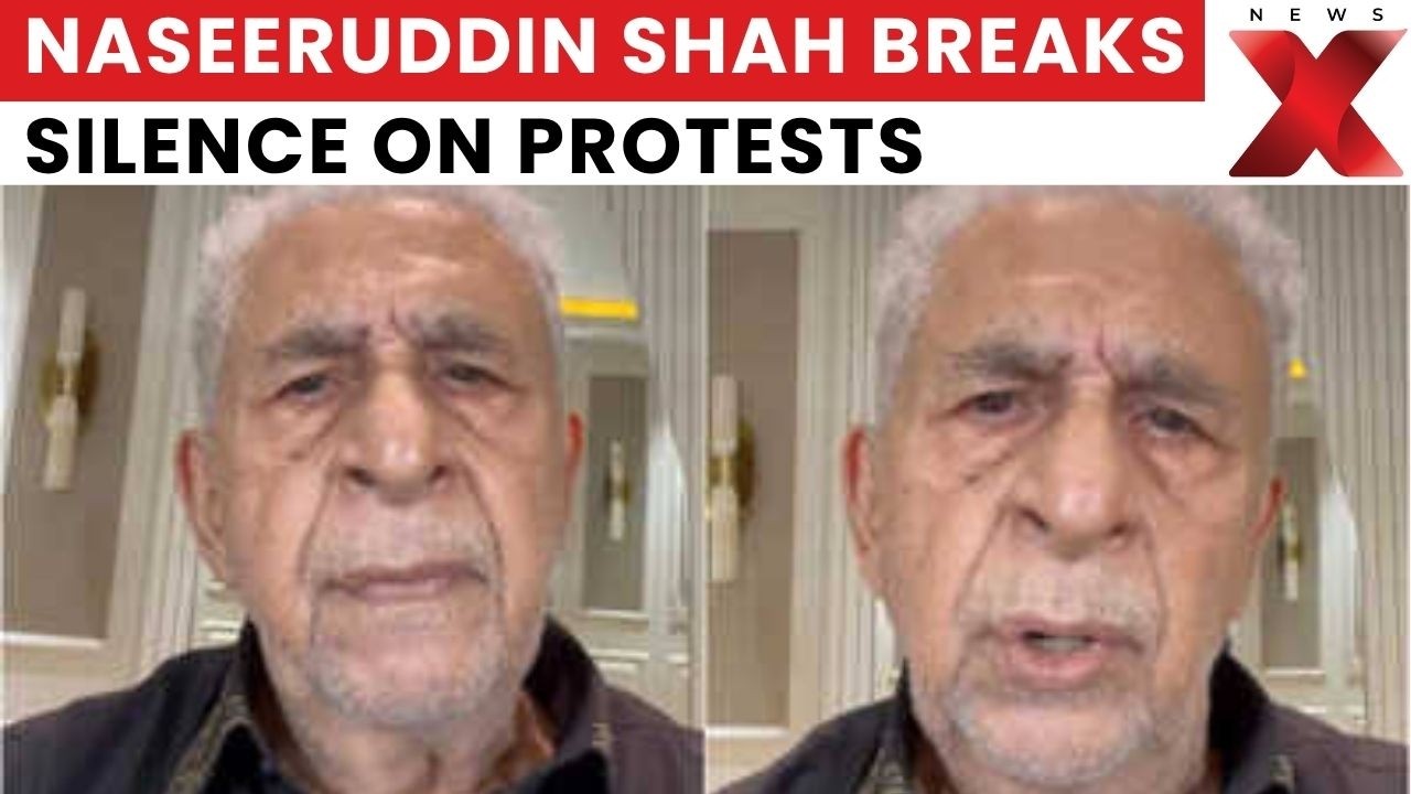 Naseeruddin Shah Slams Crackdown On Student Protest, Voices Support For Youth | NewsX