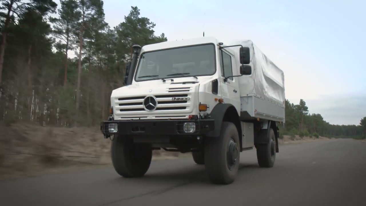 Der Unimog sorgt im Krisengebiet f&uuml;r sauberes Trinkwasser