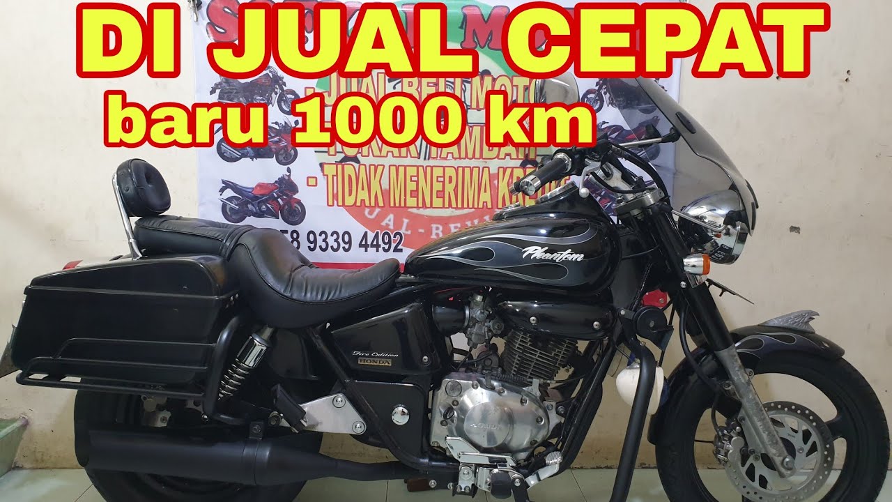 DI JUAL CEPAT HONDA PHANTOM TA 200 THN 2008 FIRE EDITION LOW KM