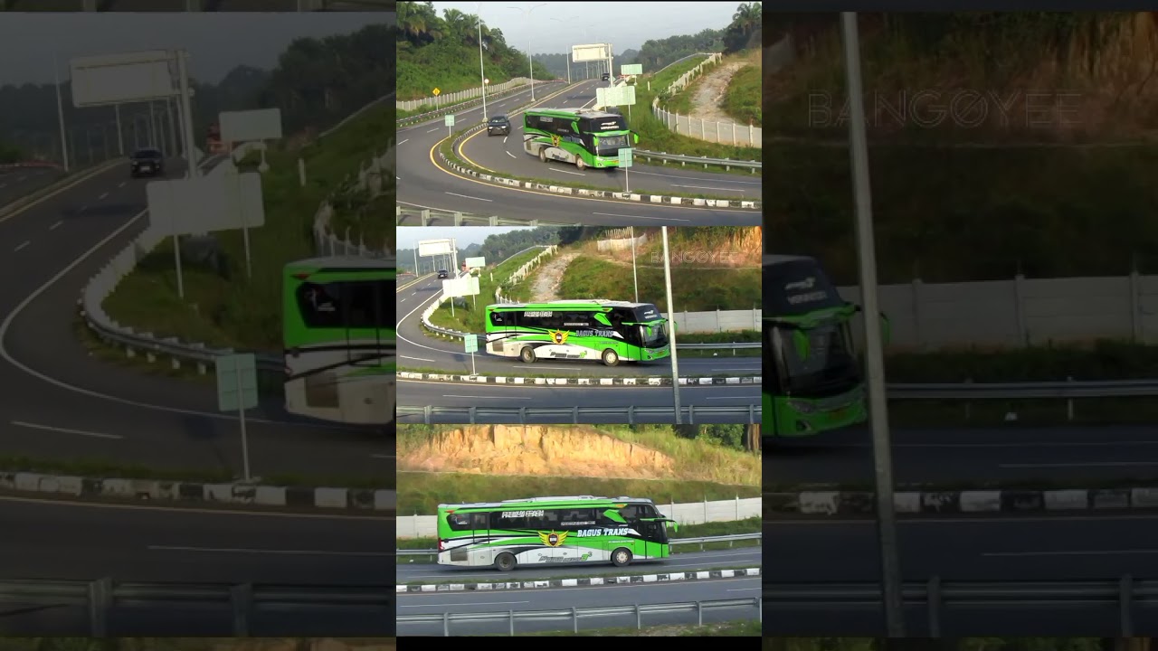 bus bagus trans pemain Blitar Pekanbaru menjajal tol permai