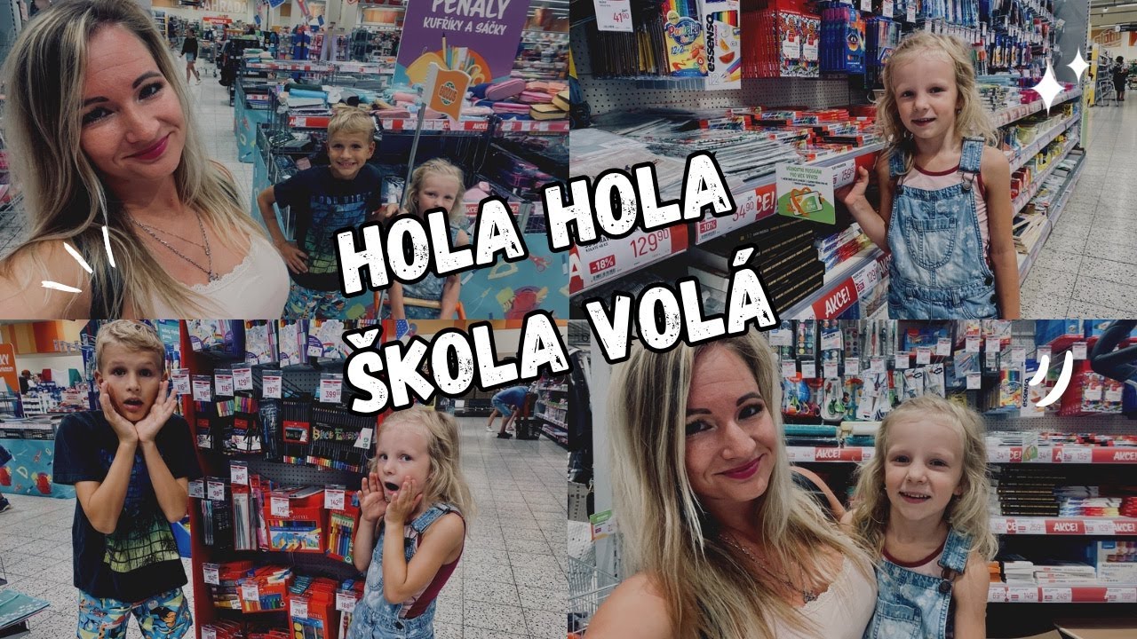 Hola hola, škola volá - aneb jedeme nakoupit věci do školy, kolik za to utratíme??
