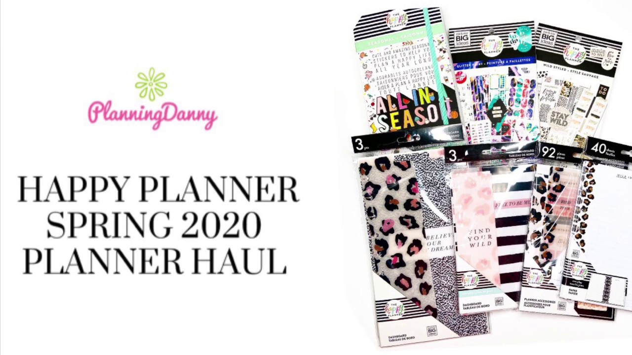 Happy Planner Spring 2020 Planner Haul