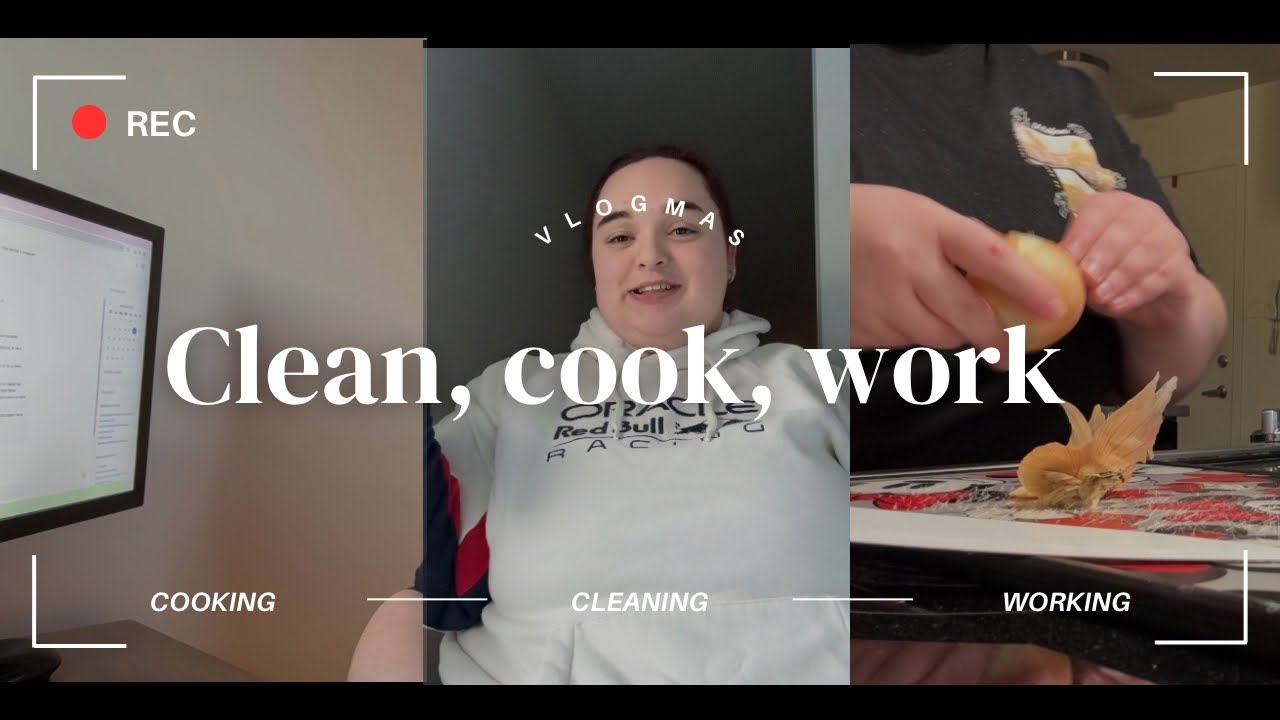 Vlogmas avec Max | ménage, travail, cuisine 