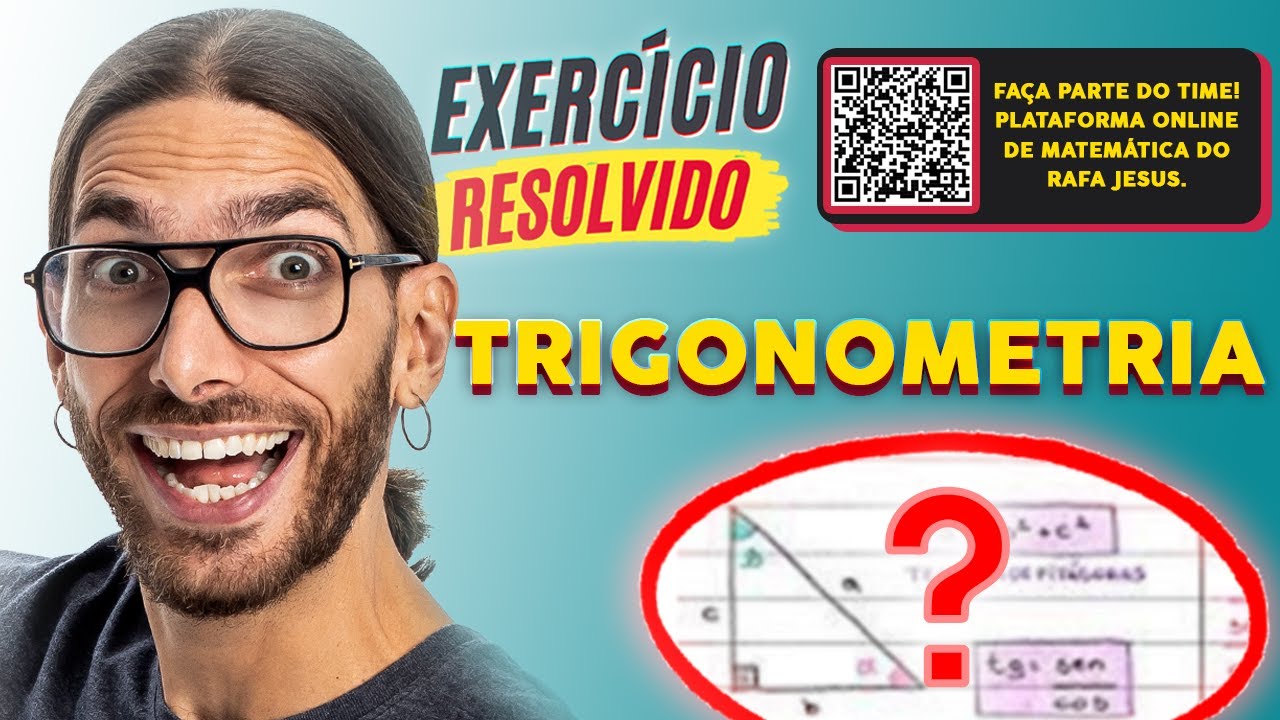TRIGONOMETRIA B&Aacute;SICA: LEI DOS SENOS OU DOS COSSENOS?  - EXERC&Iacute;CIO RESOLVIDO #15 | Prof. Rafa Jesus