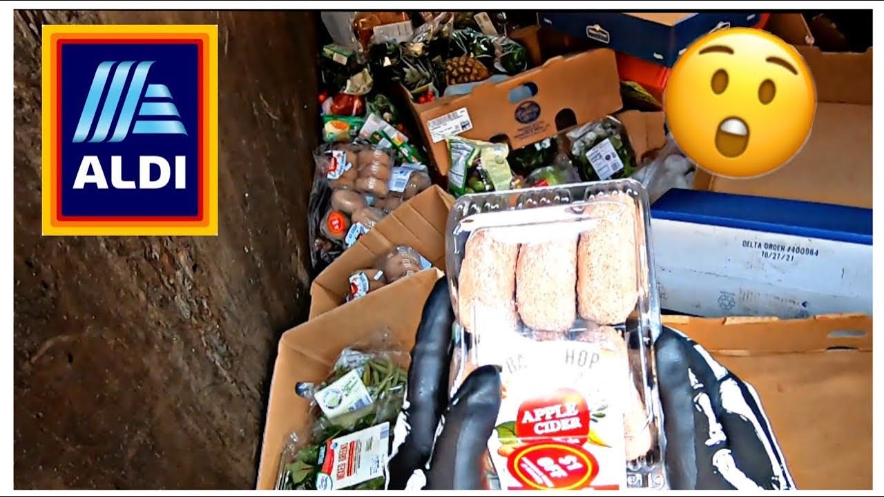 *ПОИСК В МУСОРНЫХ КОНТЕЙНЕРАХ - ВАУ! СТОЛЬКО СВЕЖИХ ПРОДУКТОВ! УДАЧА В ALDI!