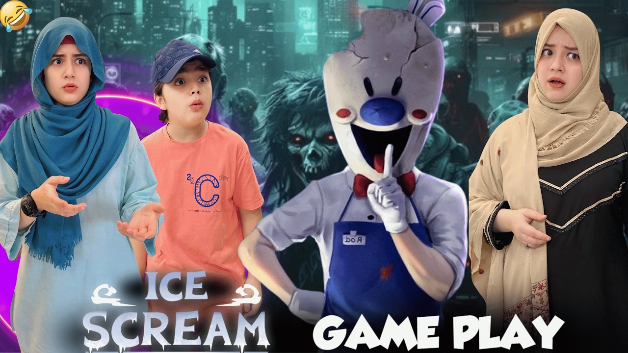 Today We Played Gameplay With Rod The Ice Cream Man Stage 1 With Shaheer | Rida Naqqash Extra