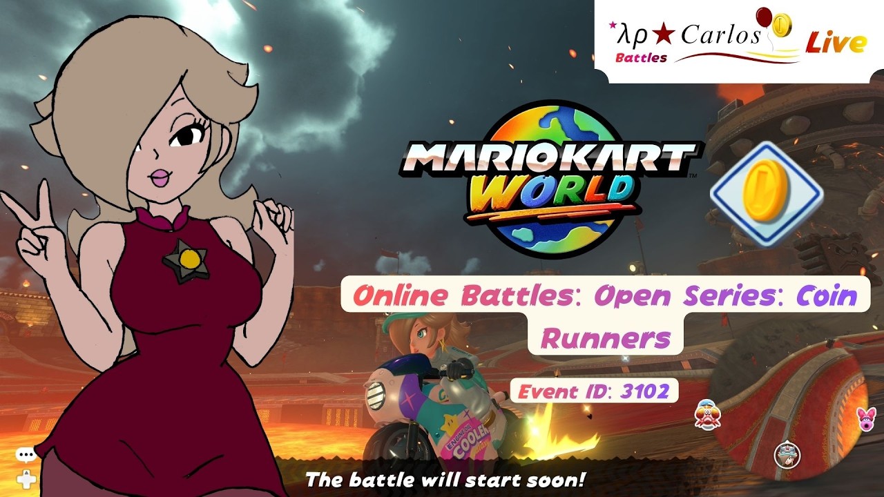 Mario Kart World Online Battles Live: Coin Runners Open Series Event (Day 5)