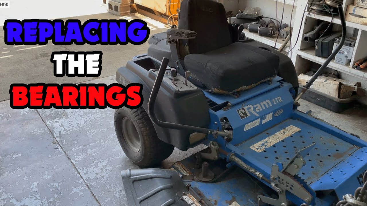 Dixon Ram ZTR - How To Replace Bearings on the Quill (or Spindle)