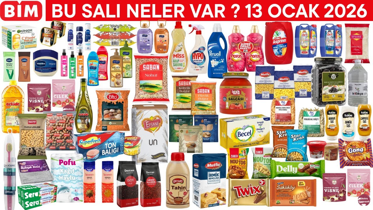 BU SALI BİM DE NELER VAR BİM 13 OCAK 2026 BİM AKT&Uuml;EL İNDİRİM KAMPANYALARI