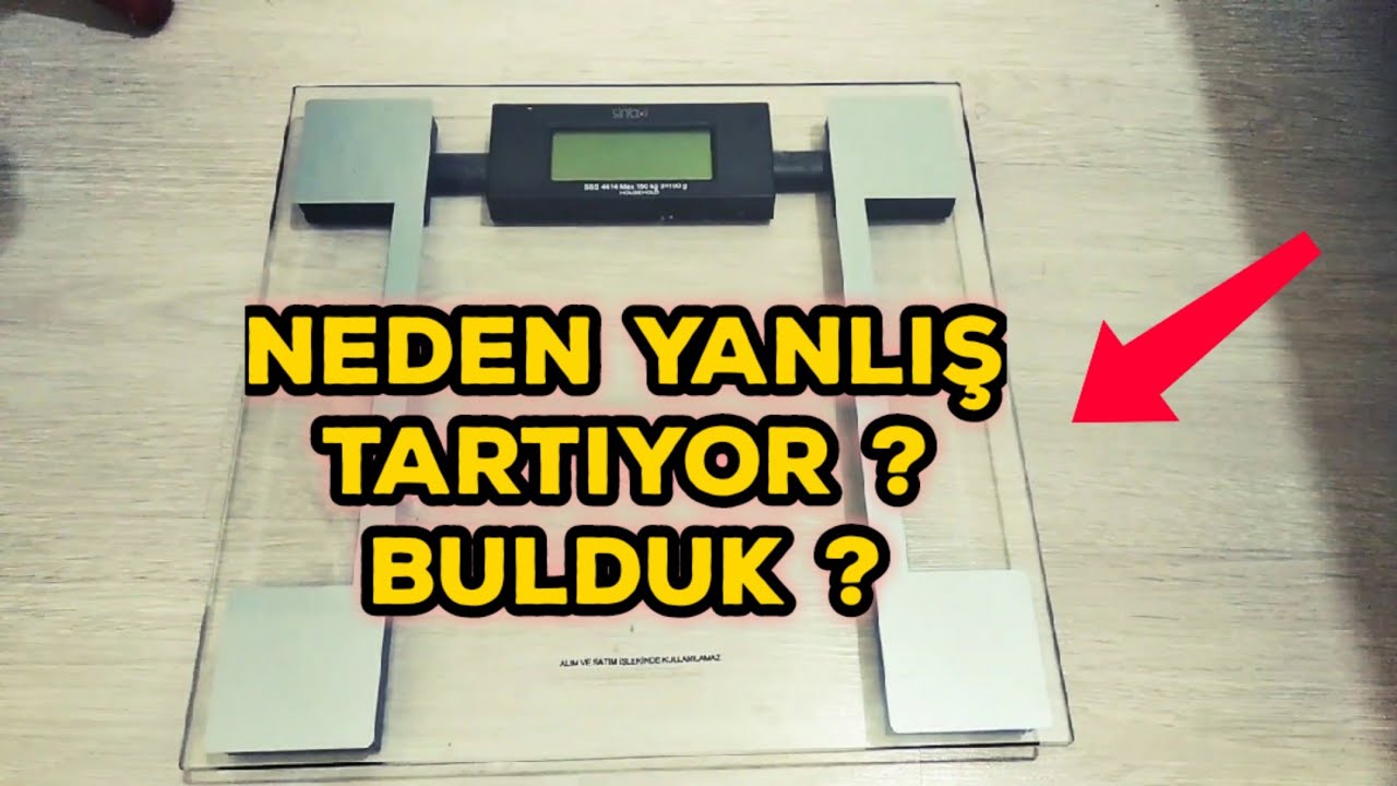 Sinbo Baskül Tartı Yanlış Tartıyor'du ! Çözümünü Bulduk