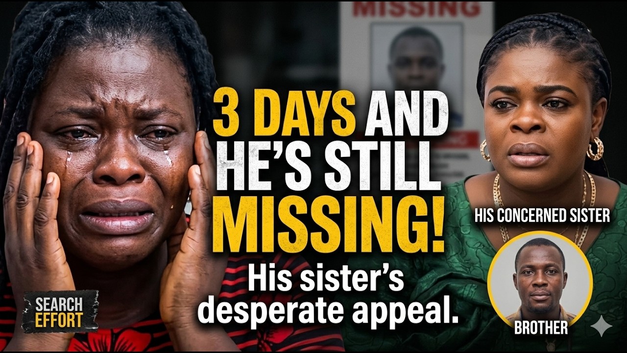 She Couldn’t Hold Her Tears… Days Without Seeing Her Missing Brother 💔😭”