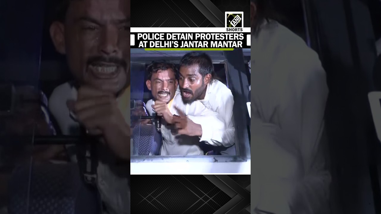 Watch! Delhi Police, RAF detain anti-reservation protesters at Jantar Mantar amid clashes